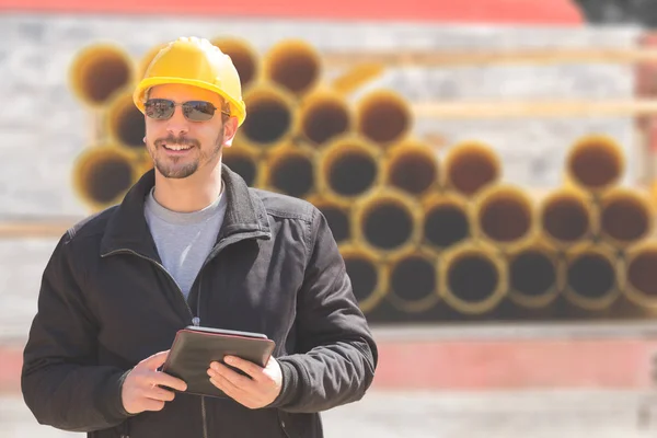 Primer Plano Trabajador Concepto Profesión — Foto de Stock