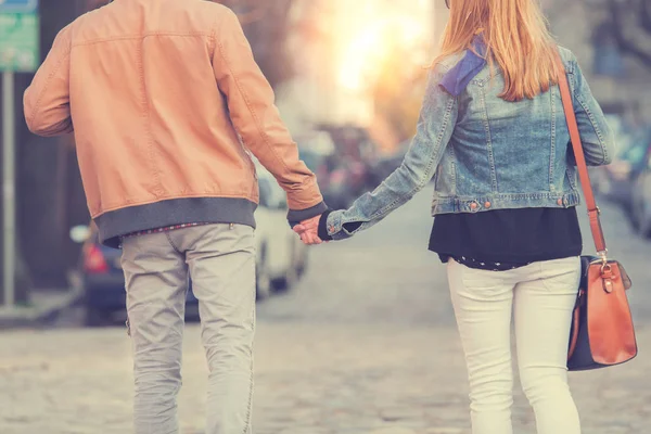 Concepto Historia Amor Dulce Pareja Encantadora —  Fotos de Stock