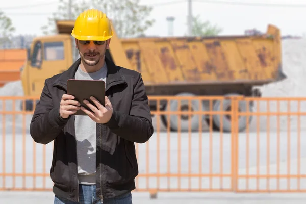 Nahaufnahme Eines Arbeiters Berufskonzept — Stockfoto