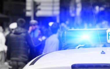 Polis araba çekim
