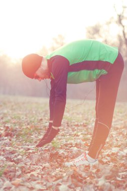  Koşu adam. Yakın çekim
