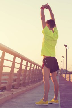  Koşu adam. Yakın çekim