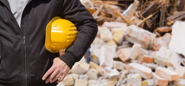 Colpo Ravvicinato Operaio Concetto Professionale — Foto Stock