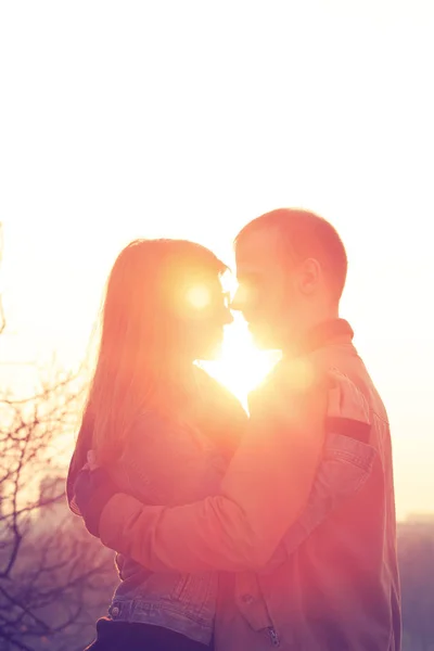 Love Story Concept Sweet Lovely Couple — Stock Photo, Image