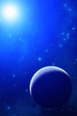 Gezegen alan renk teması  