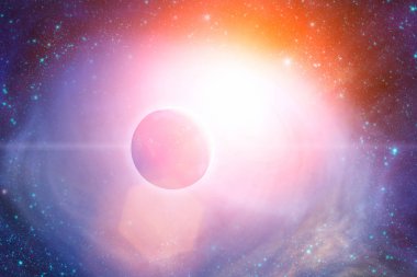 Uzay inanılmaz renk tema arka plan