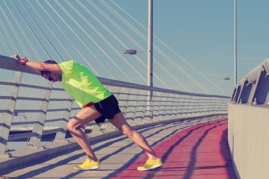  Koşu adam. Yakın çekim