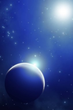 Uzay inanılmaz karanlık tema arka plan