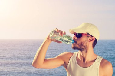  Koşu adam. Yakın çekim