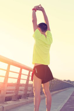  Koşu adam. Yakın çekim