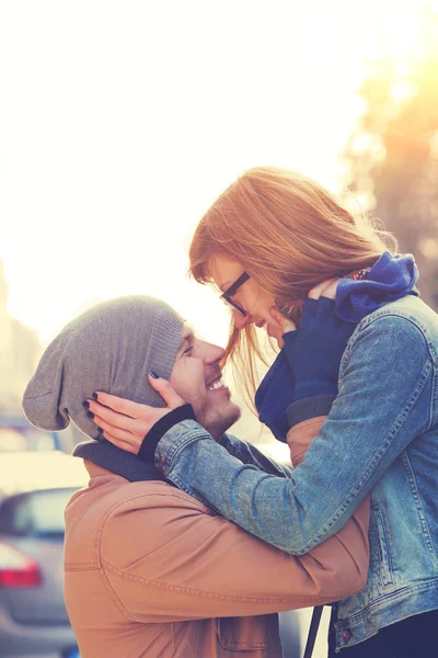 Love Story Concept Sweet Lovely Couple — Stock Photo, Image