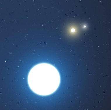 gece gökyüzü, uzay kavramı parlayan parlak yıldızlar dizini 