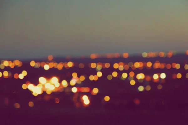 Blurred City Lights Background — Stock Photo, Image