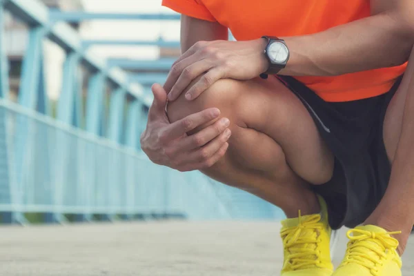 Joven Jogging Hombre Aire Libre — Foto de Stock