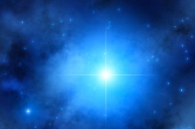 gece gökyüzü, uzay kavramı parlayan parlak yıldızlar dizini 