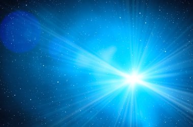 gece gökyüzü, uzay kavramı parlayan parlak yıldızlar dizini 