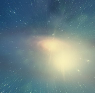 gece gökyüzü, uzay kavramı parlayan parlak yıldızlar dizini 