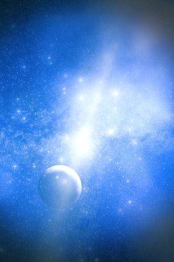 gece gökyüzü, uzay kavramı parlayan parlak yıldızlar dizini 