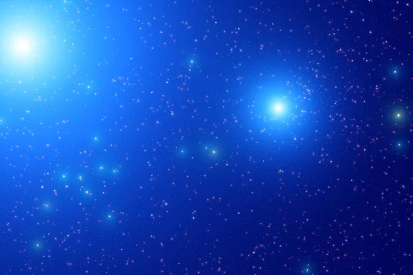 Jasne Gwiazdy Świecące Nocne Niebo Koncepcja Przestrzeni — Zdjęcie stockowe