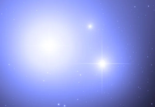 Estrellas Brillantes Que Brillan Cielo Nocturno Concepto Espacial —  Fotos de Stock