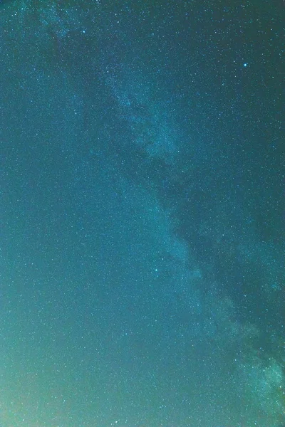 Éjszakai Égbolt Fényes Ragyogó Milky Way Tér Fogalma — Stock Fotó