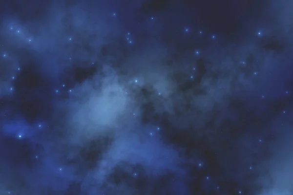 Fényes Csillag Süt Éjszakai Égbolton Tér Fogalma — Stock Fotó