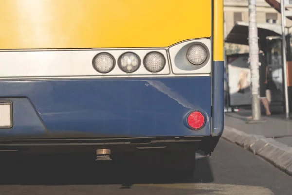 Public transport - bus, close up view