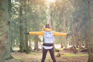 Doğada zevk ve ücretsiz duygu.