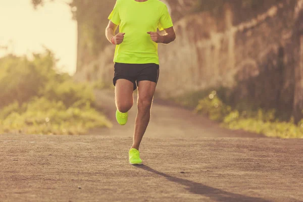 Correr Carretera Del Suburbio Atardecer Amanecer — Foto de Stock