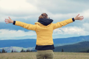 Doğada zevk ve ücretsiz duygu.