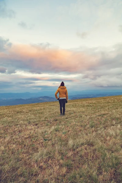 Godersi Natura Sentirsi Liberi — Foto Stock