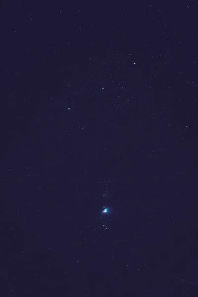 Estrellas Vía Láctea Fotografiadas Con Lente Ancha — Foto de Stock