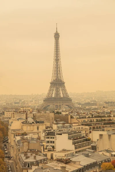 Eyfel Kulesi Tour Eiffel Paris Fransa Şehir Panoraması — Stok fotoğraf