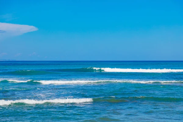 Egzotik Mavi Tropikal Okyanus Deniz Tropikal Sahne — Stok fotoğraf