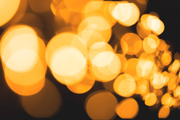 Defocused / blurred lights with bokeh sparkle pattern.