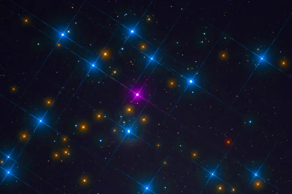 Sterne Der Milchstraße Mit Dem Astronomischen Teleskop Fotografiert Meine Astronomie — Stockfoto