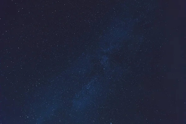 Leitosa Estrelas Céu Escuro Meu Trabalho Astronomia — Fotografia de Stock