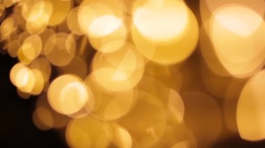Sarı ışık bokeh ile arka plan