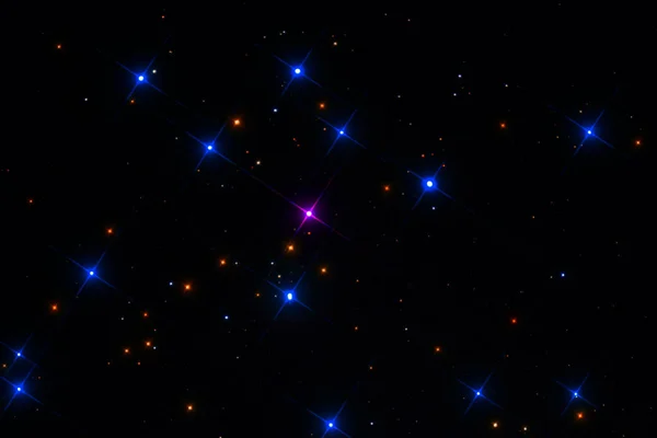 用天文望远镜拍摄的银河系恒星。我的ast — 图库照片