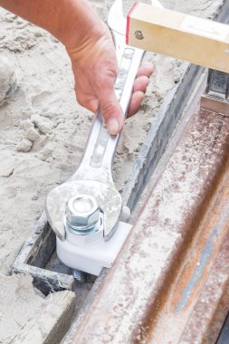 İnşaat işçisi için ağır bir iş..