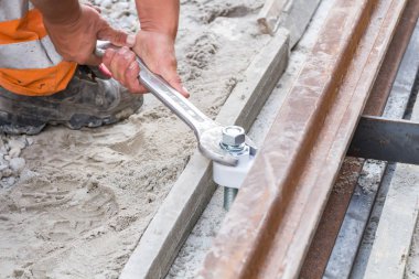 İnşaat işçisi için ağır bir iş..