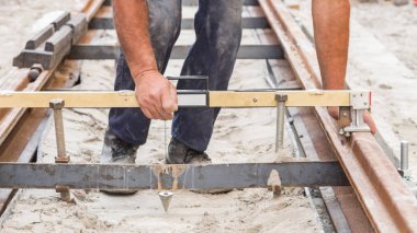 İnşaat işçisi için ağır bir iş..