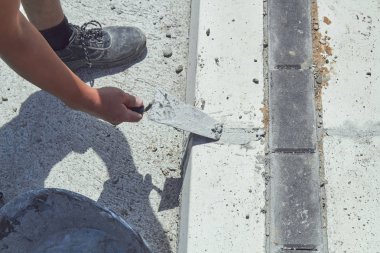 İnşaat işçisi için ağır bir iş..