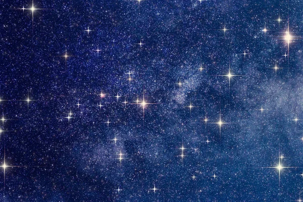 Gwiazdy Drogi Mlecznej fotografowane z teleskopu astronomicznego. Moja AST — Zdjęcie stockowe