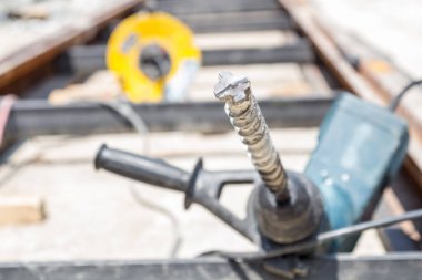 İnşaat işçisi için ağır bir iş..