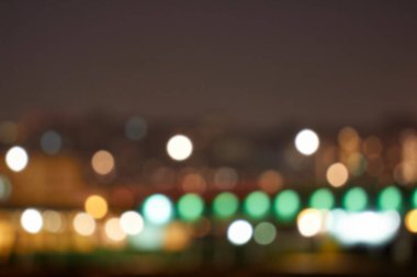 Özgeçmiş için uygun odaksız şehir ortamı.