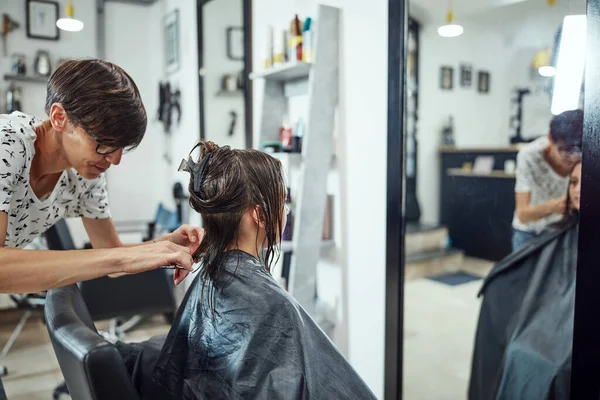 Peluquería Corte Pelo Salón —  Fotos de Stock