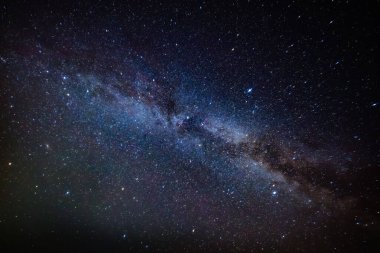 Galaksi arkaplanı olan Samanyolu yıldızları ve takımyıldızları.