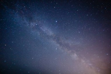 Galaksi arkaplanı olan Samanyolu yıldızları ve takımyıldızları.