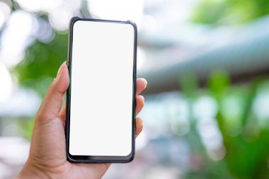 El görüntüleri, akıllı telefonlar, beyaz arka plan ekranları ve bokeh arka planlar.